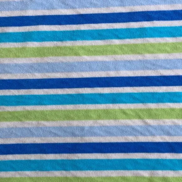 Baby Boy Kids Bundle 3 Striped Sherpa Blankets - Picture 2 of 9